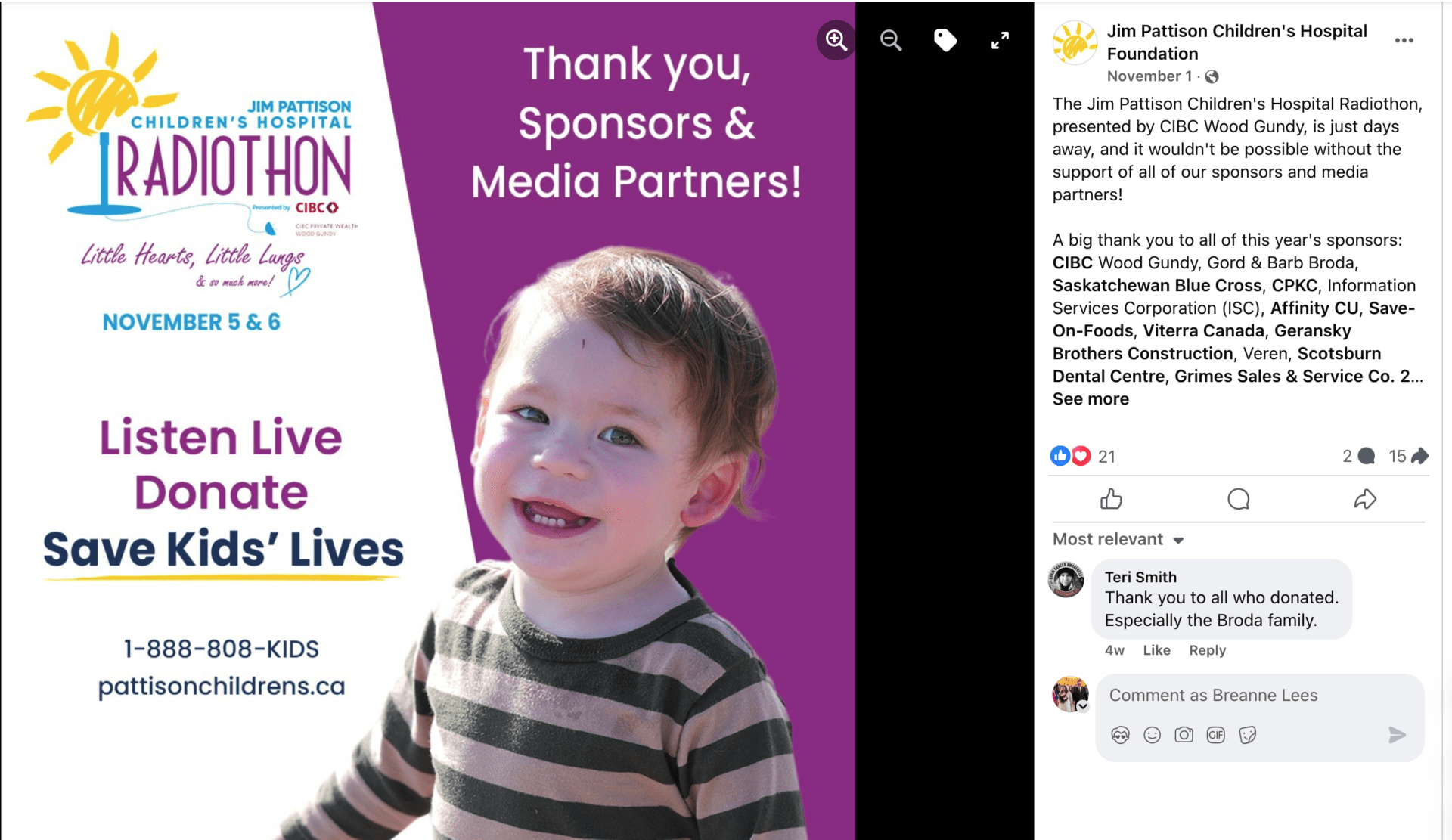 Screenshot of Radiotenstern's Facebook page showcasing posts and community engagement.